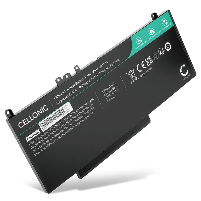 Dell Latitude E5570 Batteria della subtel da 7200mAh