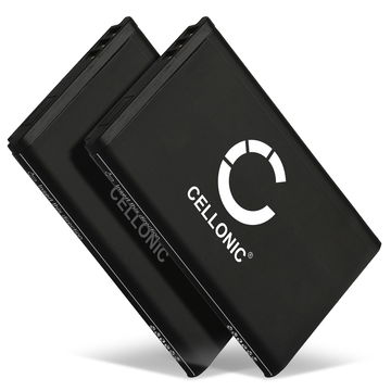 2x Batteria CELLONIC A051,10000058 per telefono Telekom Sinus 806, Snom M65, Telefunken FHD 170/5 Ricambio affidabile da 1200mAh per il tuo fisso/cordless
