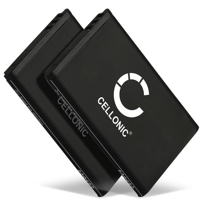 2x Batteria CELLONIC A051,10000058 per telefono Telekom Sinus 806, Snom M65, Telefunken FHD 170/5 Ricambio affidabile da 1200mAh per il tuo fisso/cordless