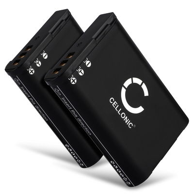 2x Akku für Nikon Coolpix B700, Coolpix P600, Coolpix P610, Coolpix P900, Coolpix S810c EN-EL23 (1600mAh, 3.6V - 3.7V) von CELLONIC
