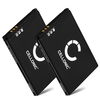 2x Batterie 900mAh