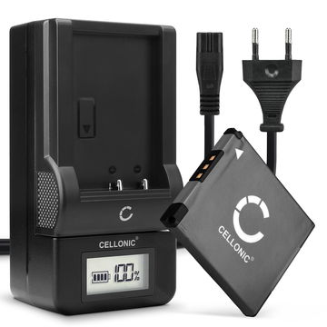 Batteria per Canon IXUS 285 HS, 185, 160, 132, 145, 190, 155, 265 HS, PowerShot A3500 IS, SX430 IS, A2300, ELPH 110 HS, SX410 IS, A3400 IS, A2500, A4000 IS, SX400 IS, ELPH 340 HS, A2600, Powershot SX420 - CB-2L 600mAh + Caricabatteria NB-11L NB-11LH batte