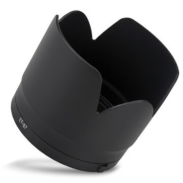 ET-87 Camera Lens Hood for Canon EF 70-200mm 1:2,8L IS II USM - Plastic Bayonet Flower / Tulip / Petal Lens Shade from CELLONIC