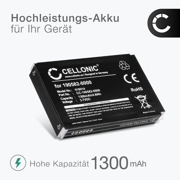 2x 190582-0000,F12440056,K398,L-LU18 Ersatz Akku für Logitech Harmony 1000 Remote 1100 1100i 915 Squeezebox Ersatzakku Fernbedienung - Fernsteuerung Zusatzakku 1300mAh, Batterie