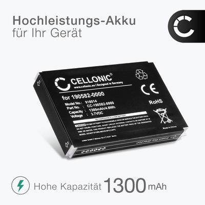 2x 190582-0000,F12440056,K398,L-LU18 Ersatz Akku für Logitech Harmony 1000 Remote 1100 1100i 915 Squeezebox Ersatzakku Fernbedienung - Fernsteuerung Zusatzakku 1300mAh, Batterie