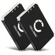 2x 1300mAh 3.7V
