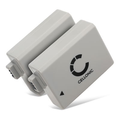 2x Batteria LP-E5 per fotocamera Canon EOS 1000D EOS 500D EOS 450D EOS Rebel XS Affidabile ricambio da 1020mAh, marca CELLONIC