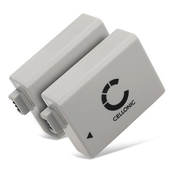2x Batterie 1020mAh pour appareil photo Canon EOS 1000D, EOS 500D, EOS 450D - Remplacement modèle LP-E5 LP-E5