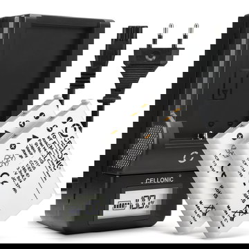 Pack de 2x batteries EN-EL5 1180mAh pour appareil photo Nikon Coolpix P510 P520 P530 P500 P100 P90 P80 P6000 P51000 P4 P3 CoolPix S10 3700 7900 5900 - Avec chargeur MH-61 et câble d'alimentation