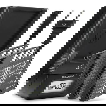 2x Batteria per Panasonic GH5 Lumix DC-GH5s DMC-GH4 GH4 GH4r GH4h GH3 GH3h GH3a G9 DC-G9 - DMW-BLF19 DMW-BLF19e DMW-BLF19pp 2000mAh + Caricabatteria DMW-BTC10 di Ricambio sostituzione scorta