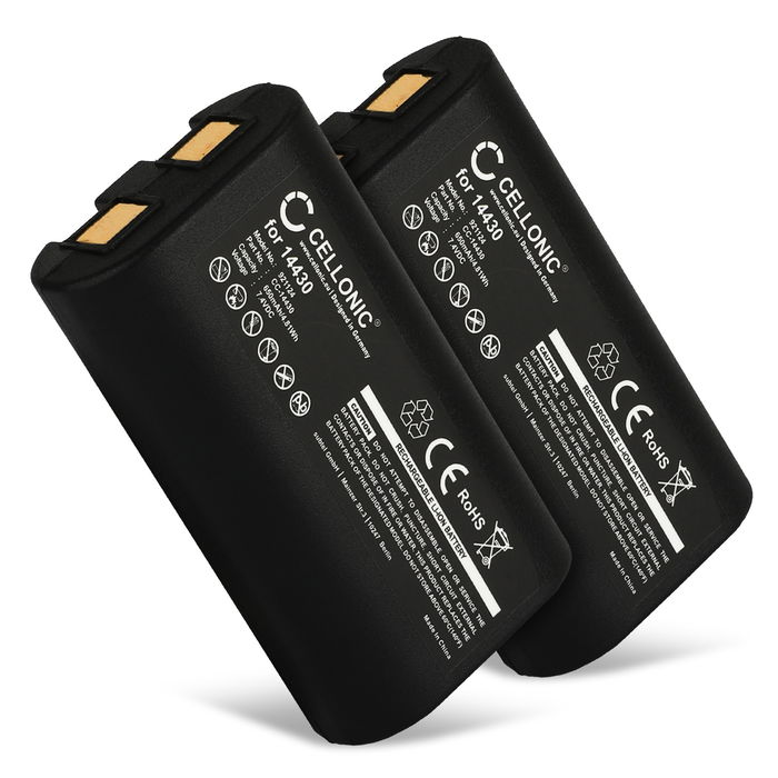 7.2V - 7.4V S0895880,W003688,14430 Ersatz Akku für 3M PL200 / Dymo LabelManager 260 260P, 280, PnP Drucker Ersatzakku - 650mAh Batterie für kompakte Fotodrucker / mobile Etikettendrucker