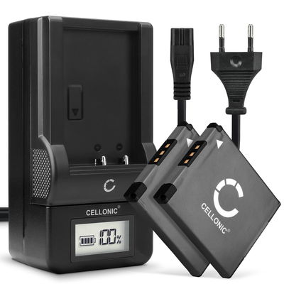 2x Battery for Canon IXUS 285 HS, 185, 160, 145, 190, 132, 155, 265 HS, PowerShot SX430 IS, A3500 IS, A3300 IS, A2300, ELPH 110 HS, A3400 IS, SX410 IS, A2500, ELPH 340 HS, SX400 IS, A2600, Powershot SX420 - NB-11L NB-11LH 600mAh + Charger CB-2L Replacemen