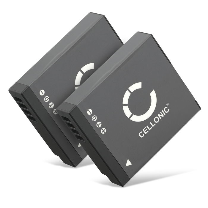 2x Batterie Panasonic Lumix DMC-GF7 - 600mAh