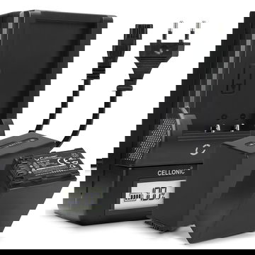 2x Batterie AC-VQV10 BC-TRV compatibili con Sony HDR-CX625 HDR-CX730 CX700 HDR-CX570 CX550 HDR-CX410 HDR-CX330e HDR-CX280 FDR-AX53 - 3300mAh + Caricabatteria NP-FV100 con schermino LCD per visualizzare lo stato di ricarica