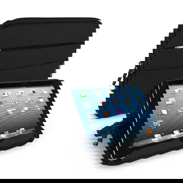 Housse pour tablette CELLONIC de 10.1 pouces Universelle en Nylon noir – Étui de protection pour tablette avec bulles antichocs, imperméable | Pochette