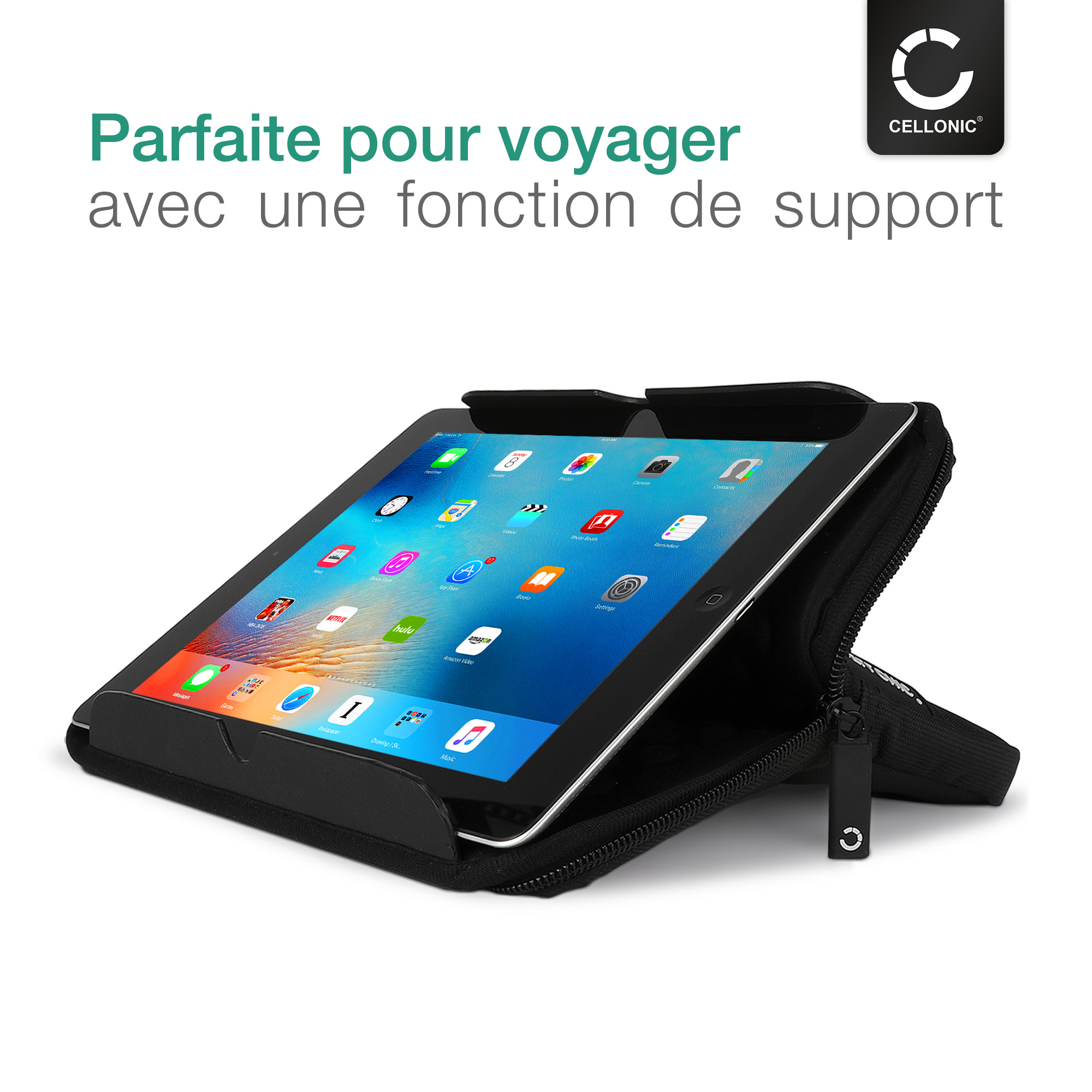 Housse et étui pour smartphone Temium ETUI FOLIO BLANC UNIVERSEL DE 4.1 à 4.5 - DARTY Réunion