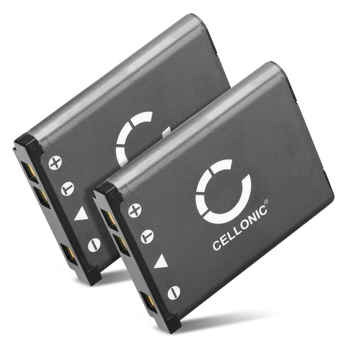 2x Nikon Coolpix S210 Batteria da 700mAh marcata CELLONIC