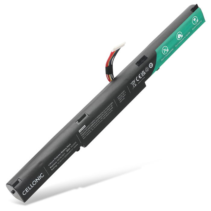 ASUS ROG GL752VW Akku 2200mAh Ersatzakku Batterie von subtel
