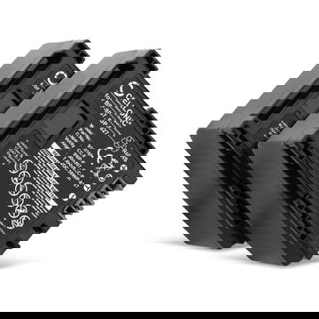 2x BP-807 BP-809 BP-819 BP-827 Ersatz Akku für Canon XA10 HG10 HG20 HF10 HF100 FS300 VIXIA HF G20 G10 HF200 HF20 HF S100 - Kamera Ersatzakku - Kameraakku 890mAh, Batterie