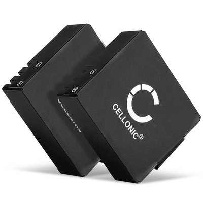 2x Batteria PG1050 SJ4000B BAT-412 BR-01 per fotocamera Akaso EK 7000 Campark X20 Crosstour CT8000 CT9000 Victure AC900 AC800 AC700 Affidabile ricambio da 900mAh, marca CELLONIC