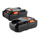 2x 1500mAh 18V