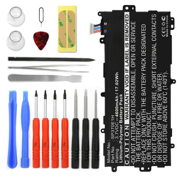 Pack batterie 4600mAh et outils pour tablette Samsung Galaxy Note 8.0 (GT-N5100/GT-N5110/GT-N5120) - kit pour remplacement facile d'une batterie SP3770E1H tablette, livre numérique et e-book