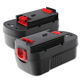 2x Batteria 3000mAh