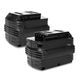 2x 3000mAh 24V