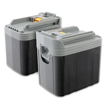 2x Batterie BH2433, 2430, BH2420, 193736-9, 193737-7, 193739-3 per radio Makita BMR100, BHR 200, BDF 460, BLS712, BLS820, BLS820 Affidabile ricambio da 3.3Ah NiMH con ridotto effetto memoria