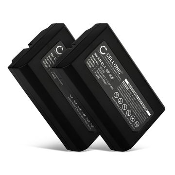 2x Batteria EN-EL1 NP-800 per fotocamera Nikon Coolpix 4300 Coolpix 4500 Coolpix 4800 Coolpix 5000 Coolpix 5400, Minolta DiMAGE A200 Affidabile ricambio da 750mAh, marca CELLONIC