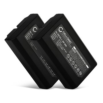 2x Batterie 750mAh pour appareil photo Nikon Coolpix 4500, Coolpix 4800 - Remplacement modèle EN-EL1 NP-800