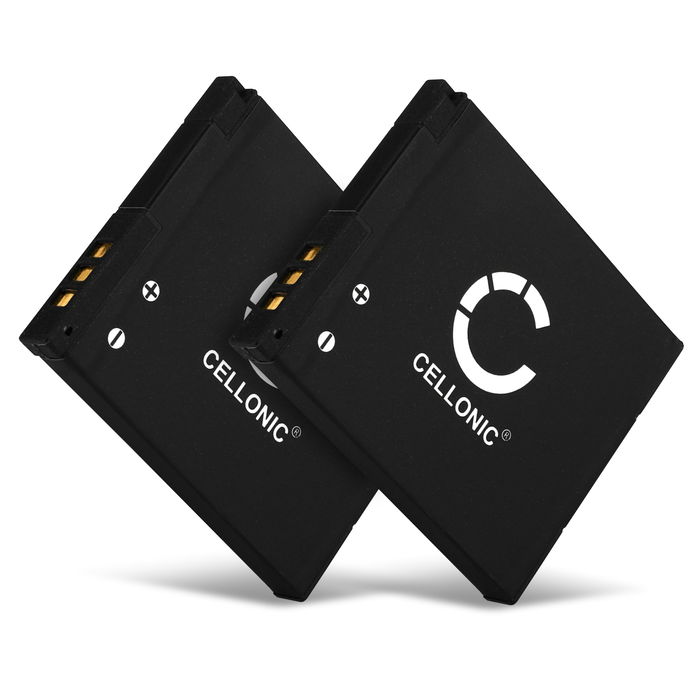 2x Batteria Panasonic Lumix DMC-SZ10 - 600mAh