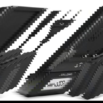 Pack de 2x batteries NP-FW50 1030mAh pour appareil photo Sony A6000 Alpha 6000 A6300 A6500 A5100 A5000 A3000 A7 II Alpha 7 II A7s A7R ILCE-7R - Avec chargeur BC-VW1 et câble d'alimentation