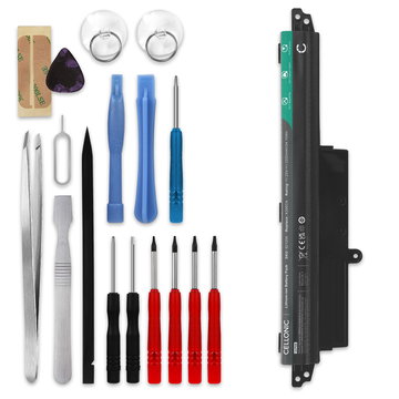 Akku für Asus Vivobook F200 / X200 Laptop - 2200mAh 11.25V + Werkzeug-Set