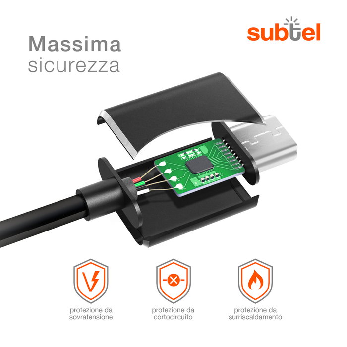 3X Cavo Dati USB Tipo C USB-C Cavo Di Ricarica In Bianco Per Ulefone Note 12 4062864202798