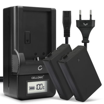 2x Ersatz Akku D-Li109 + Ladegerät D-BC109 K-BC109 für Pentax KP K-50 K-30 K-S1 K-r K-500 K-S2 Kamera - 1100mAh Ersatzakku Batterie, Ladekabel, Akkuladegerät