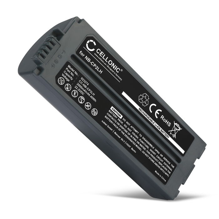 Canon Selphy CP1500 Akku 2000mAh Ersatzakku Batterie von Cellonic