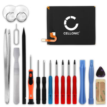 Batteria CELLONIC HB396481EBC,HB396481EBW per telefono Huawei Honor 5X / GX8 / GR5 Ricambio affidabile da 3100mAh + Set di strumento Sostituisci professionalmente con giravite T2
