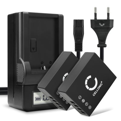 2x Batteria per Fuji FujiFilm X-T2 X-T20 X-T10 X-T1 X-Pro2 X-Pro1 X-A3 X-A2 X-A1 X-A10 X-E2 X-E2s X-E1 X-A10 - NP-W126 1140mAh + Caricabatteria BC-W126 di Ricambio sostituzione scorta