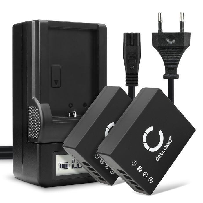 2x Fuji X-T20 Batterie + Chargeur 1140mAh de CELLONIC