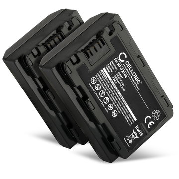 2x Batterie pour Sony Alpha 7 IV, A6700, A6600, A7C, A7S III, A7R III, A1, A9, 2040mAh de CELLONIC