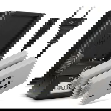 Pack de 2x batteries LP-E5 1020mAh pour appareil photo Canon EOS 1000D EOS 500D EOS 450D EOS Rebel XS - Avec chargeur LC-E5 CBC-E5 et câble d'alimentation