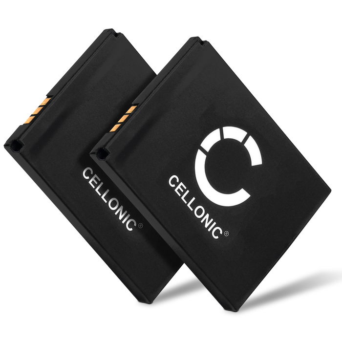 2x AVM Fritz!Fon C5 Akku 750mAh Ersatzakku Batterie von CELLONIC
