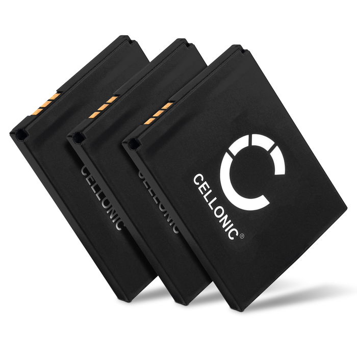 3x AVM Fritz!Fon M325 Akku 750mAh Ersatzakku Batterie von CELLONIC