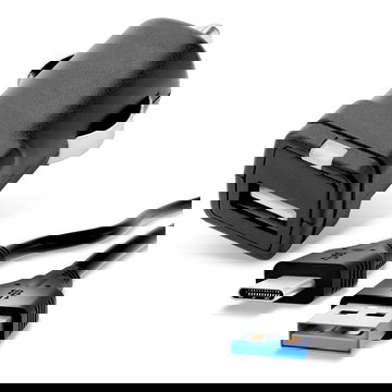 Caricatore da auto per Blackview BV9900, BV9800 Pro, BV9700 Pro, BV6800 Pro, BV6600, BV6300 Pro, filo di 1m, ricarica rapida in macchina a 5V 3A, 3000mA Caricabatteria potente e sicuro