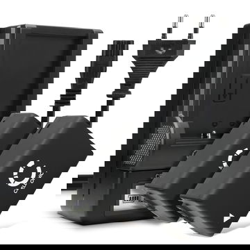 2x Batteria per Panasonic Lumix DC-FZ82 DMC-FZ72 FZ70 DMC-FZ100 FZ150 DMC-FZ45 FZ40 FZ47 FZ48 DMC-FZ62 FZ60 - DMW-BMB9E 800mAh + Caricabatteria di Ricambio sostituzione scorta