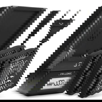 2x Batteria per Sony A230 A290 A330 A380 A390 DSC-HX1 HX200V HX100V CX7 HDR-SR11 -SR12 DCR-SR45 DCR-SX30 XR500 - NP-FH50 -FH40 -FH60 700mAh + Caricabatteria BC-VH1 di Ricambio sostituzione scorta