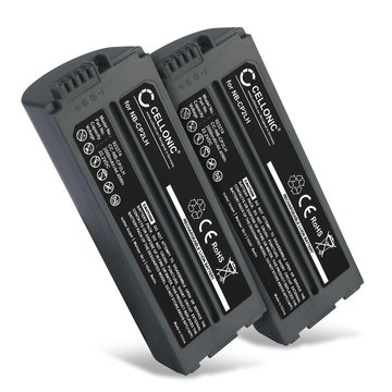 2x Akku für Canon Selphy CP1500, CP1300, CP1200, CP1000, CP910, CP900, CP810, CP800, CP780, CP510 2000mAh von CELLONIC