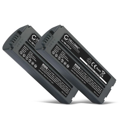 2x Batterie pour Canon Selphy CP1500, CP1300, CP1200, CP1000, CP910, CP900, CP810, CP800, CP780, CP510 2000mAh de CELLONIC