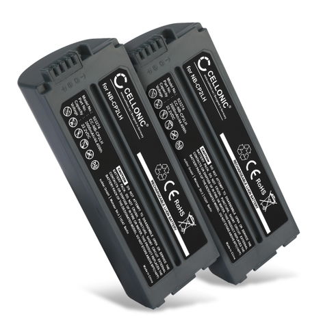 2x Battery for Canon Selphy CP1500, CP1300, CP1200, CP1000, CP910 NB-CP2LH NB-CP2L (2000mAh, 22.2V) from CELLONIC